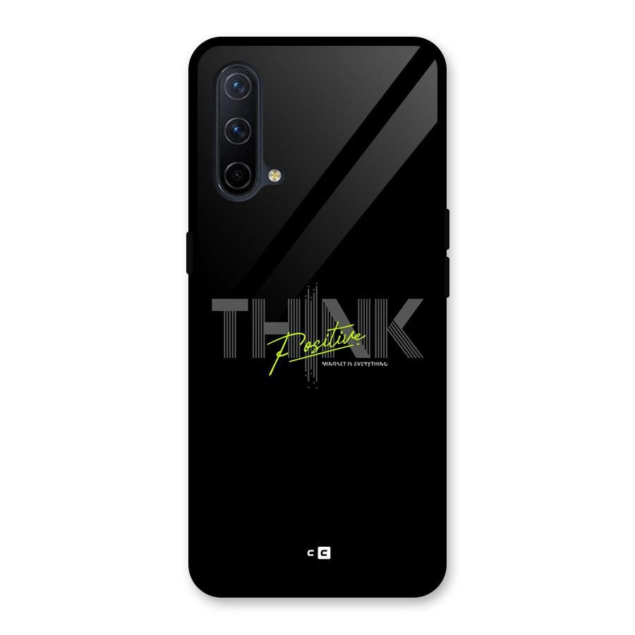 Think Positive Only Glass Back Case for OnePlus Nord CE 5G