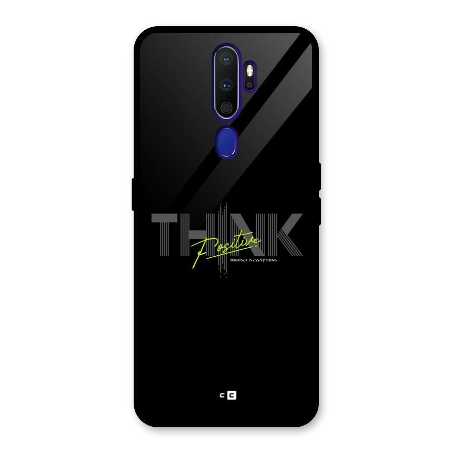 Think Positive Only Glass Back Case for Oppo A9 (2020)