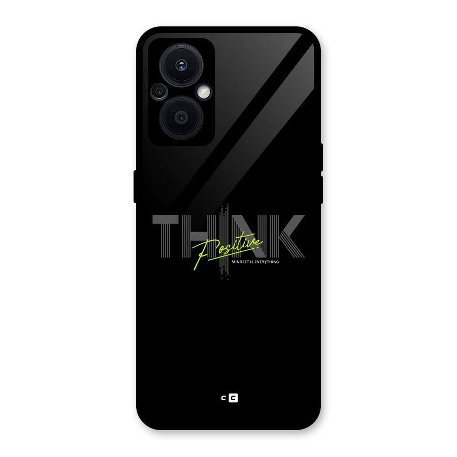 Think Positive Only Glass Back Case for Oppo F21s Pro 5G