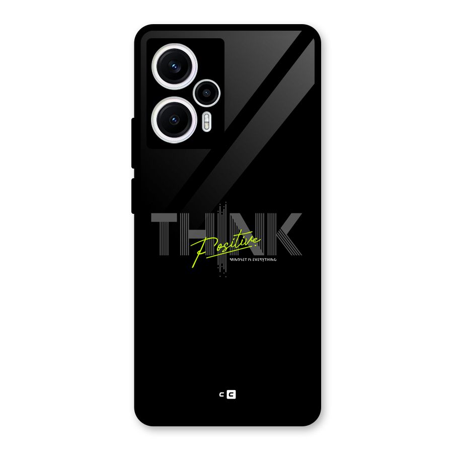 Think Positive Only Glass Back Case for Poco F5