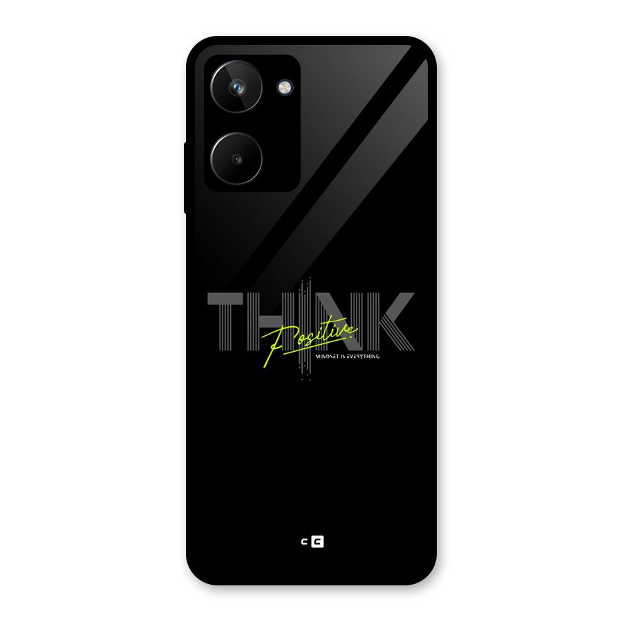 Think Positive Only Glass Back Case for Realme 10