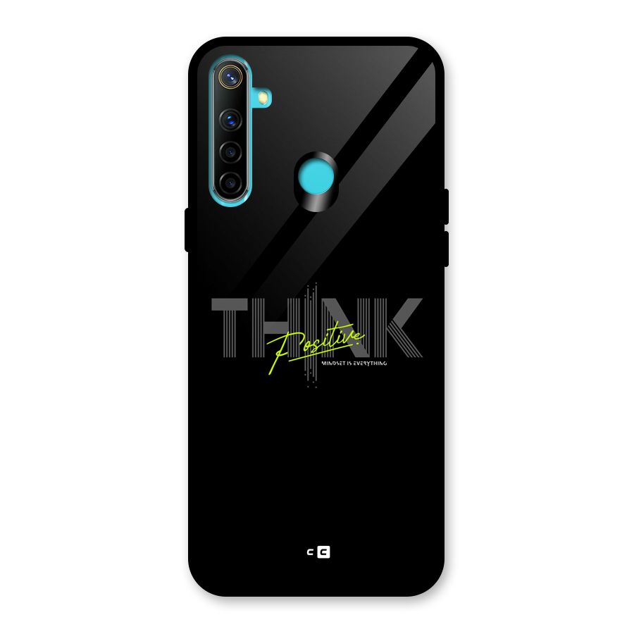 Think Positive Only Glass Back Case for Realme 5i