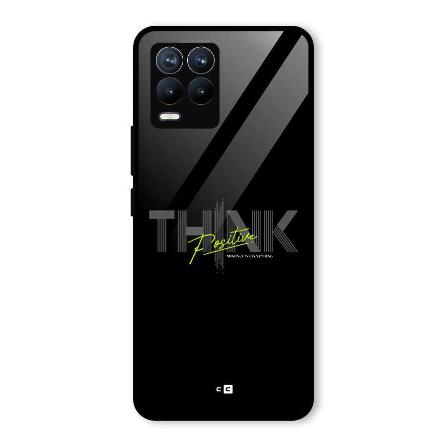 Think Positive Only Glass Back Case for Realme 8