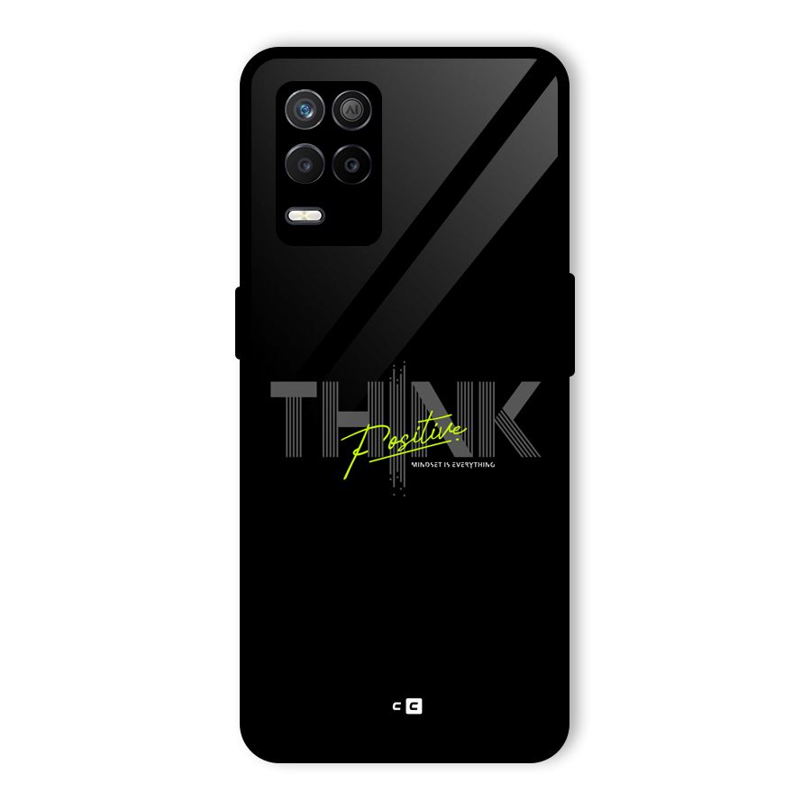 Think Positive Only Glass Back Case for Realme 8 5G