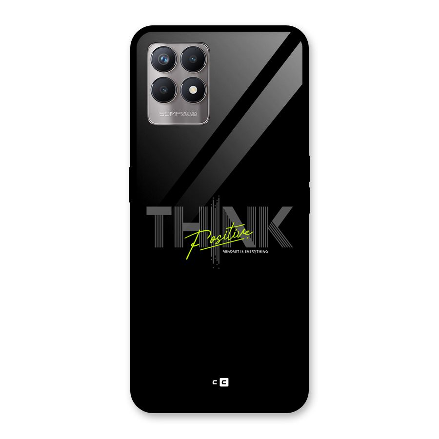 Think Positive Only Glass Back Case for Realme 8i