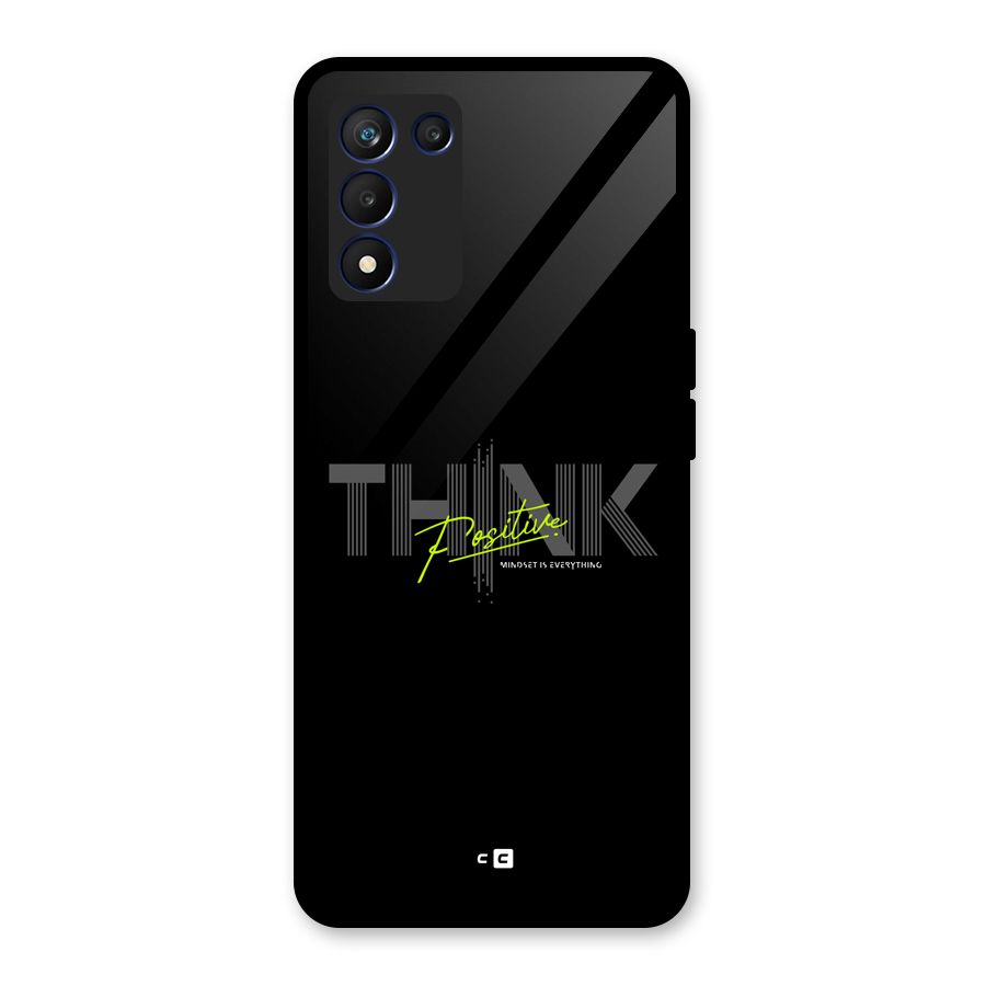 Think Positive Only Glass Back Case for Realme 9 5G Speed