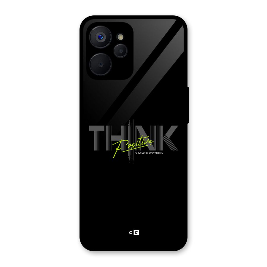 Think Positive Only Glass Back Case for Realme 9i 5G
