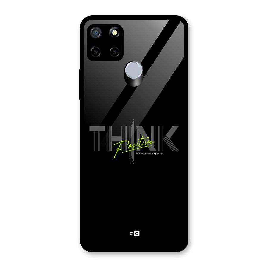 Think Positive Only Glass Back Case for Realme C12