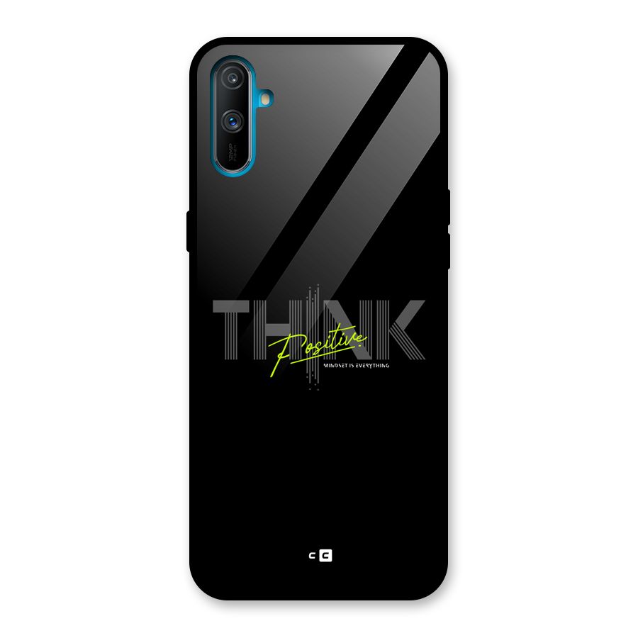 Think Positive Only Glass Back Case for Realme C3