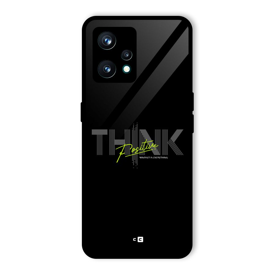 Think Positive Only Glass Back Case for Realme Narzo 50 Pro