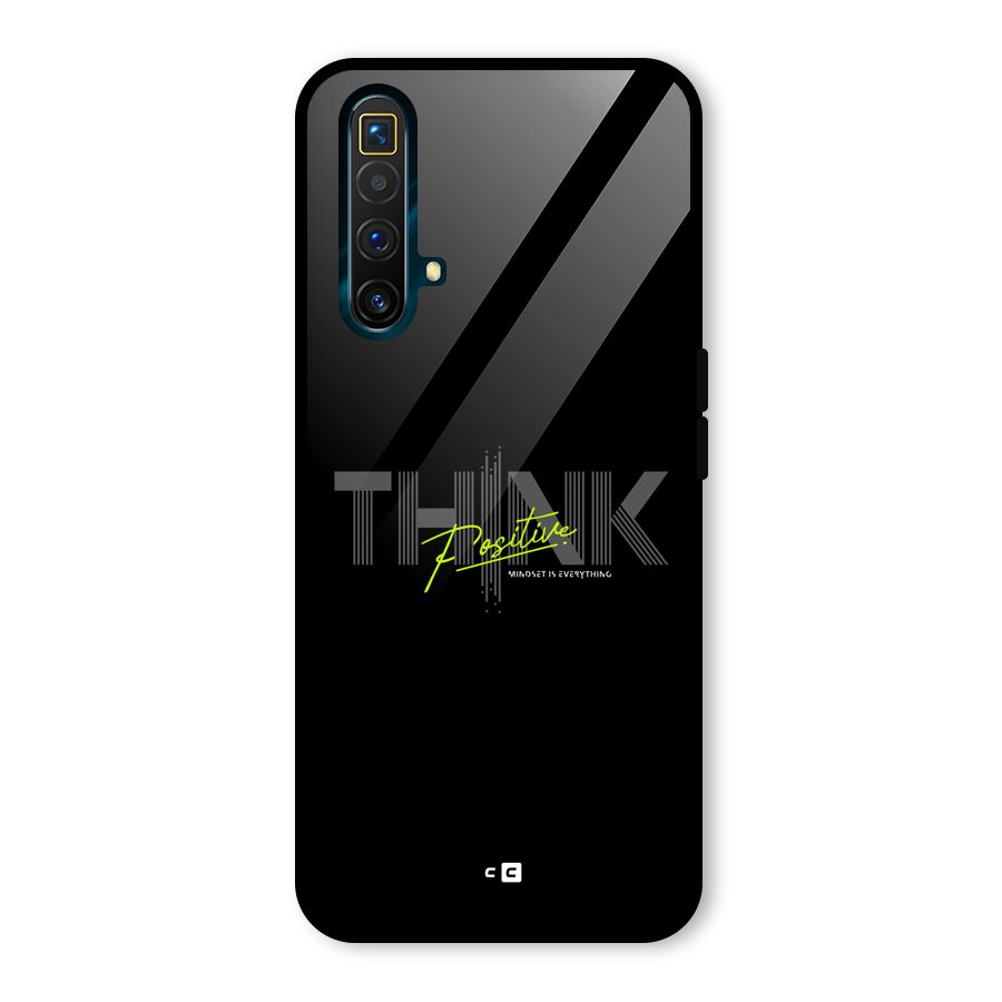 Think Positive Only Glass Back Case for Realme X3