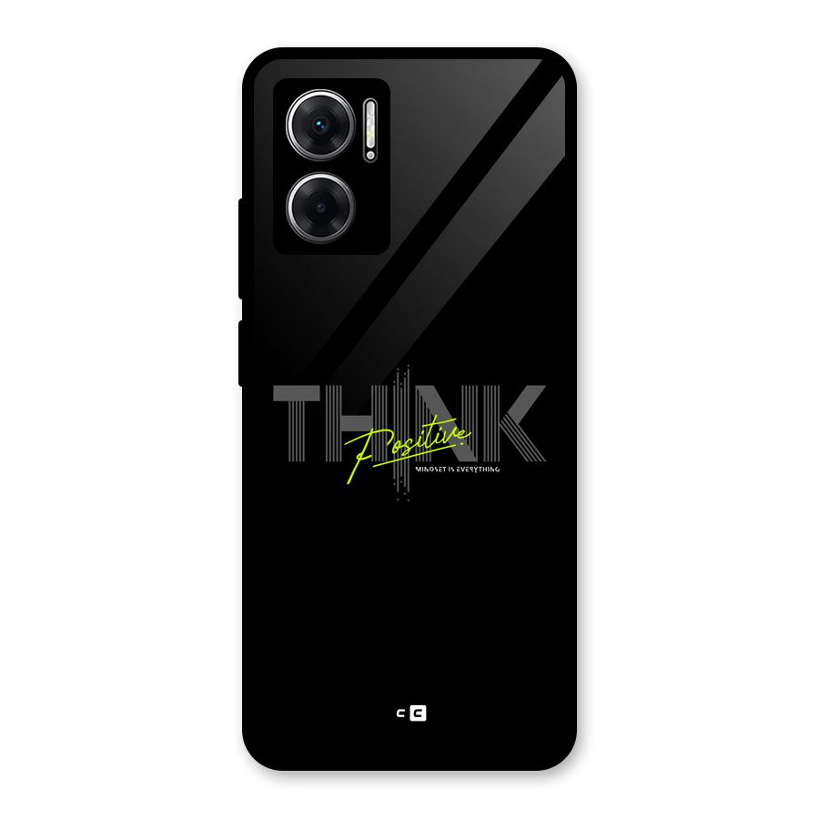 Think Positive Only Glass Back Case for Redmi 11 Prime 5G