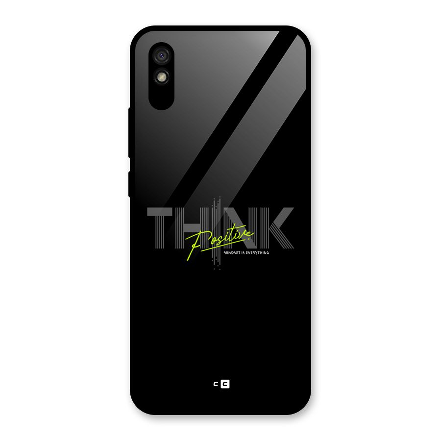 Think Positive Only Glass Back Case for Redmi 9A