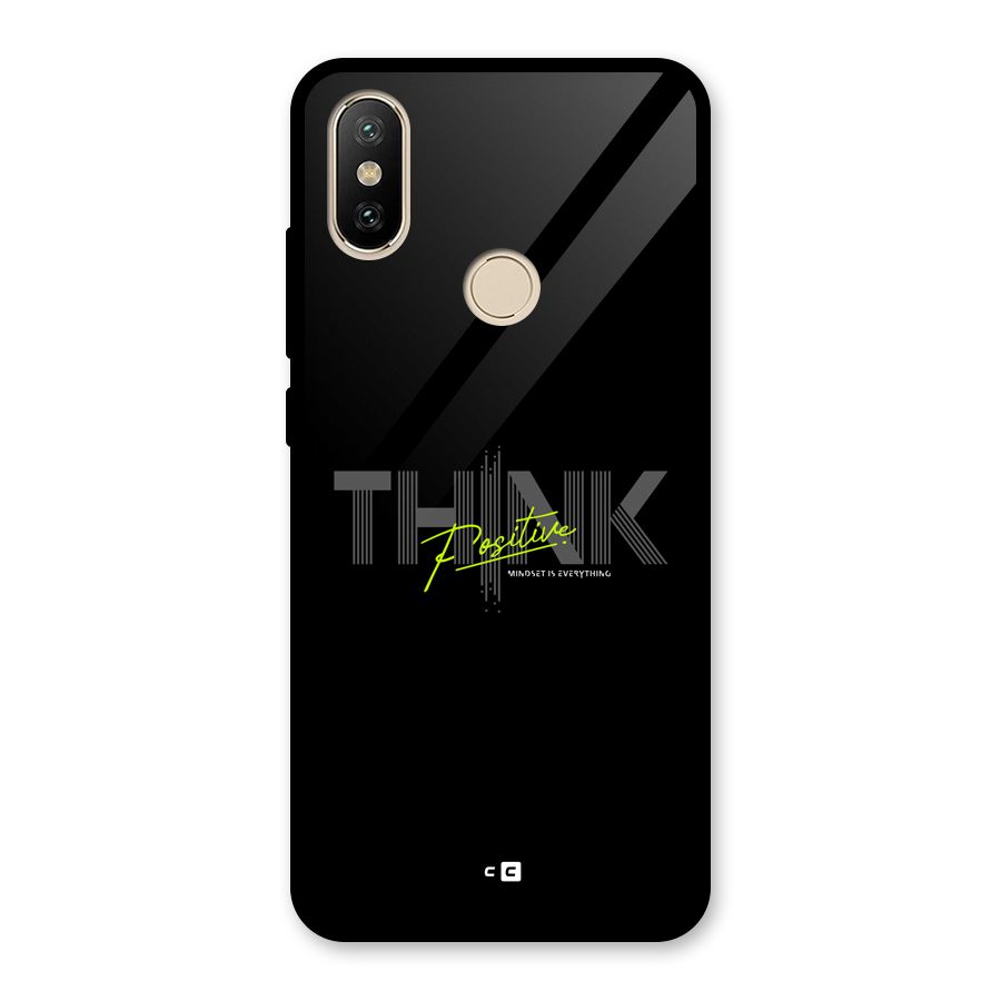 Think Positive Only Glass Back Case for Redmi A2