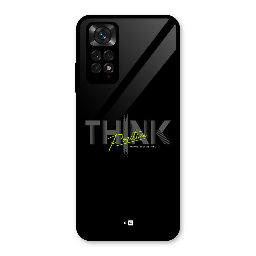 Think Positive Only Glass Back Case for Redmi Note 11