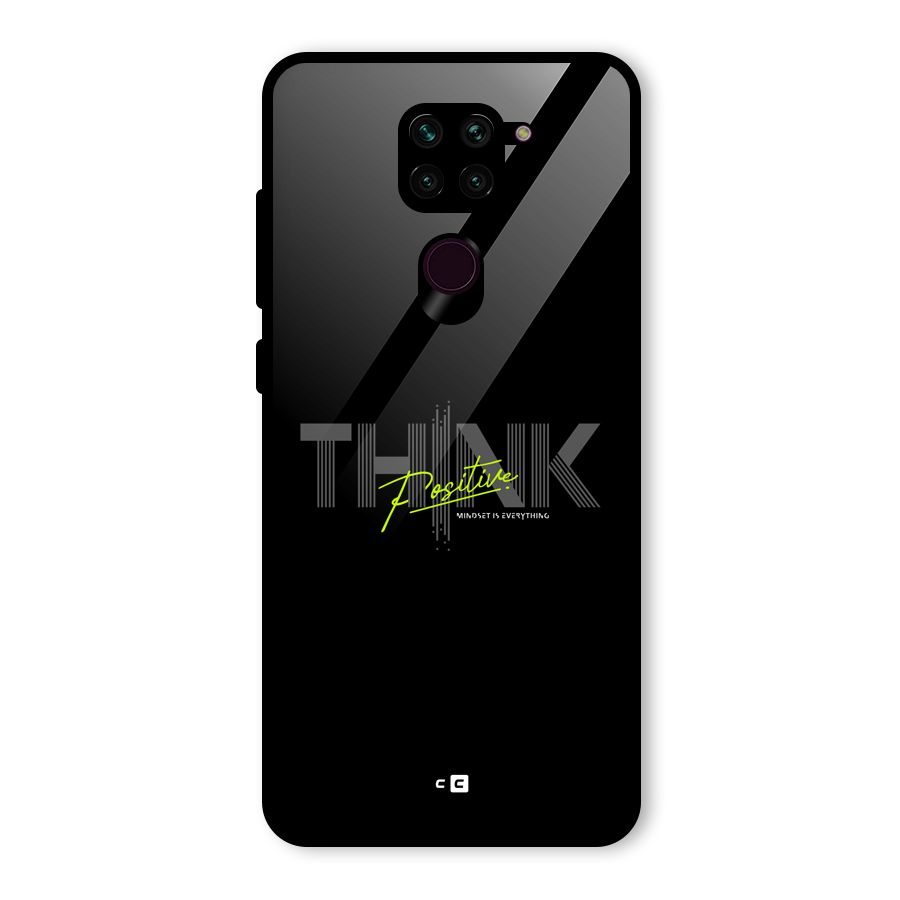 Think Positive Only Glass Back Case for Redmi Note 9