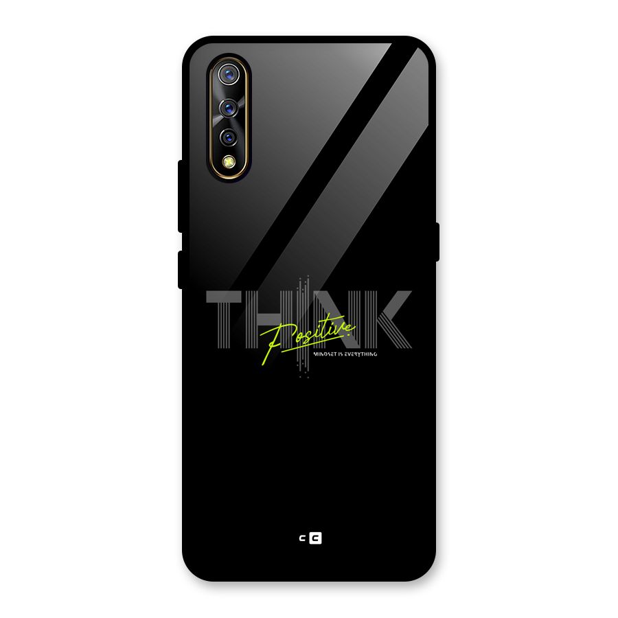 Think Positive Only Glass Back Case for Vivo S1