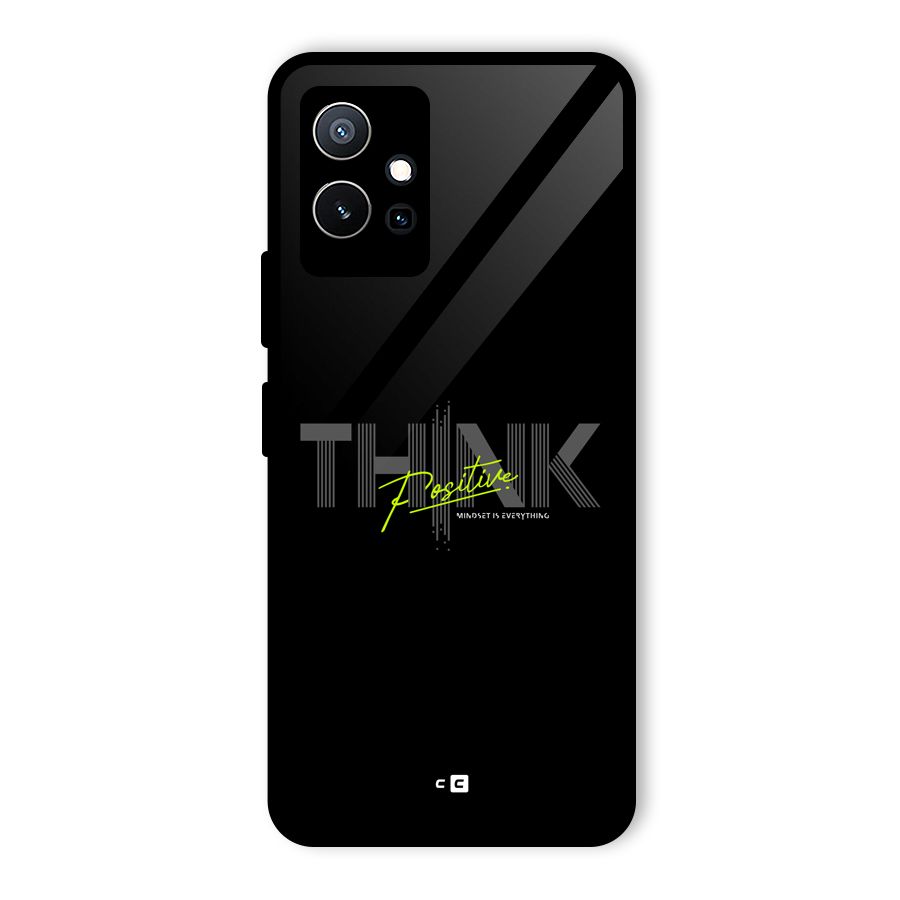 Think Positive Only Glass Back Case for Vivo T1 5G