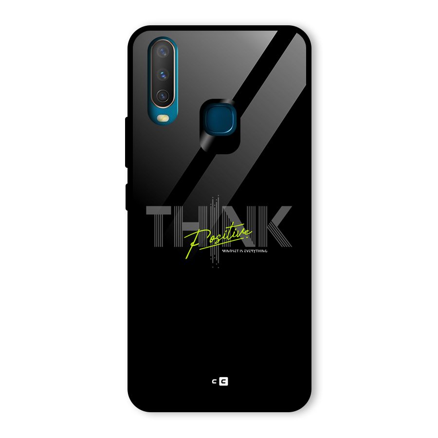 Think Positive Only Glass Back Case for Vivo U10