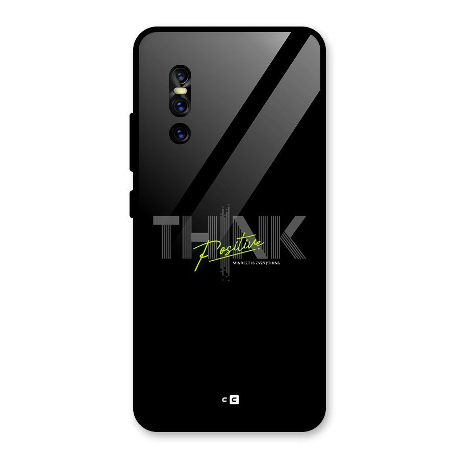 Think Positive Only Glass Back Case for Vivo V15 Pro