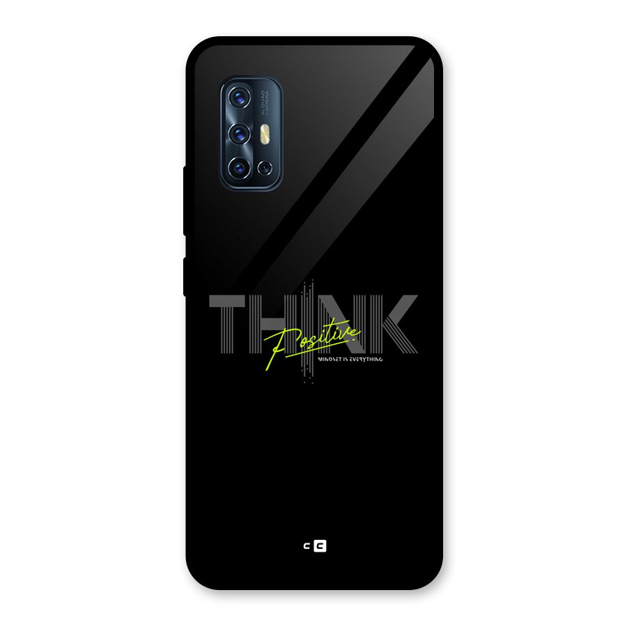 Think Positive Only Glass Back Case for Vivo V17