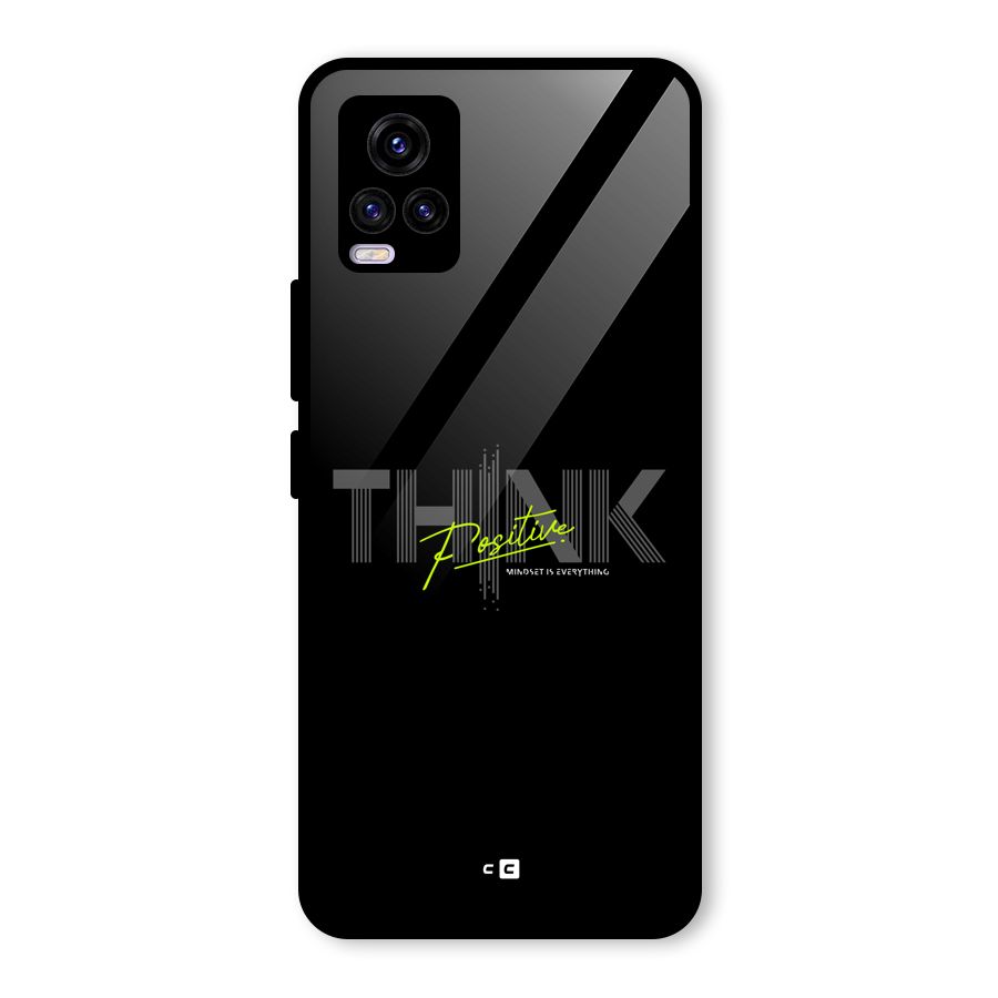 Think Positive Only Glass Back Case for Vivo V20