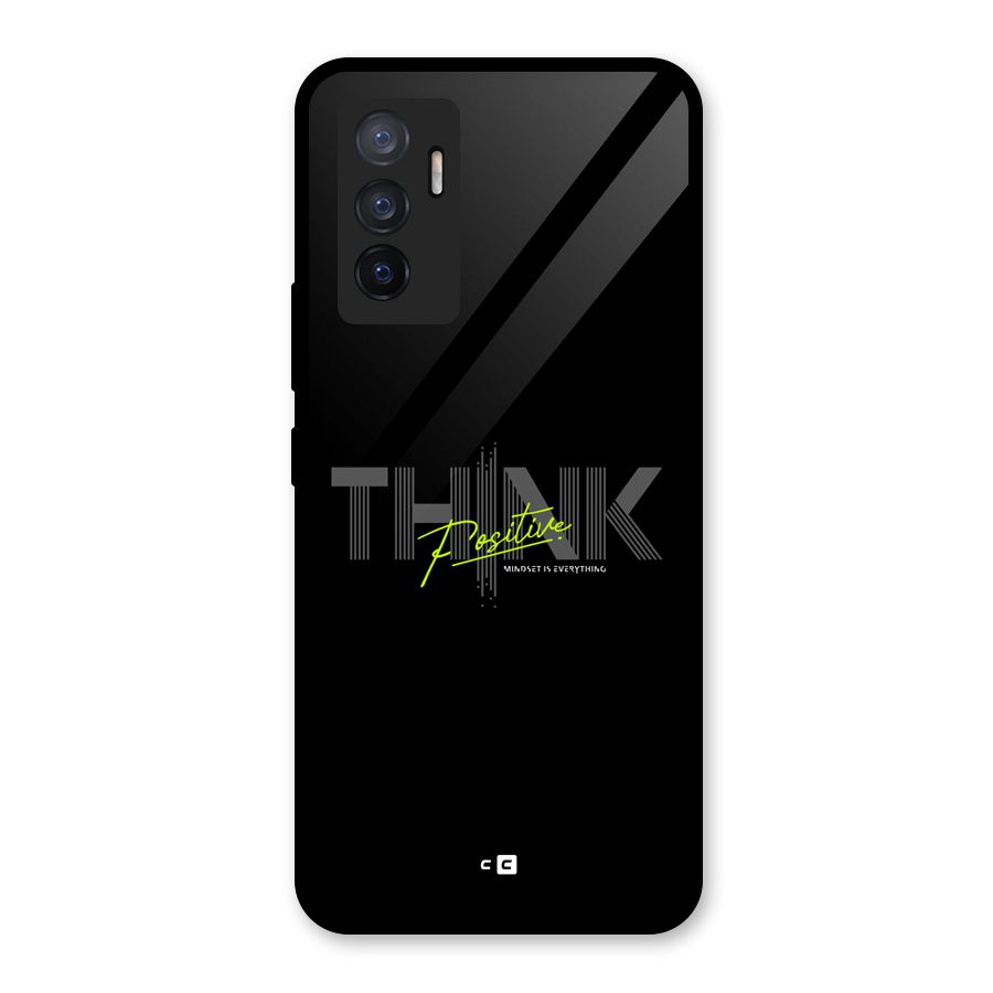 Think Positive Only Glass Back Case for Vivo V23e
