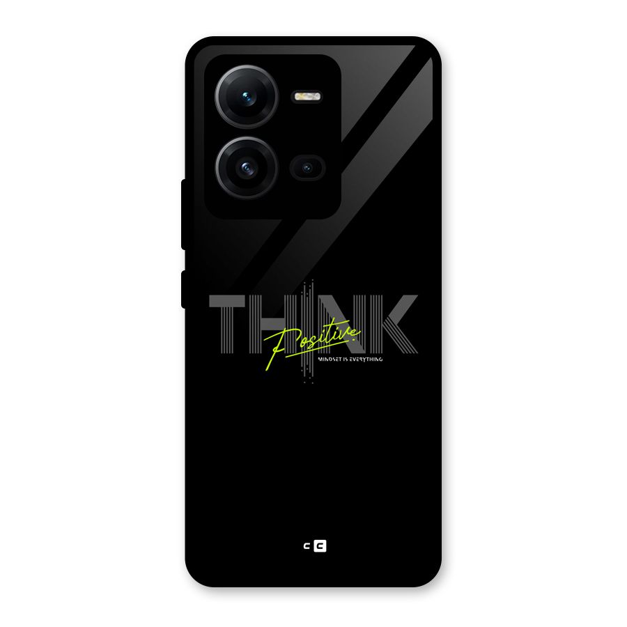 Think Positive Only Glass Back Case for Vivo V25