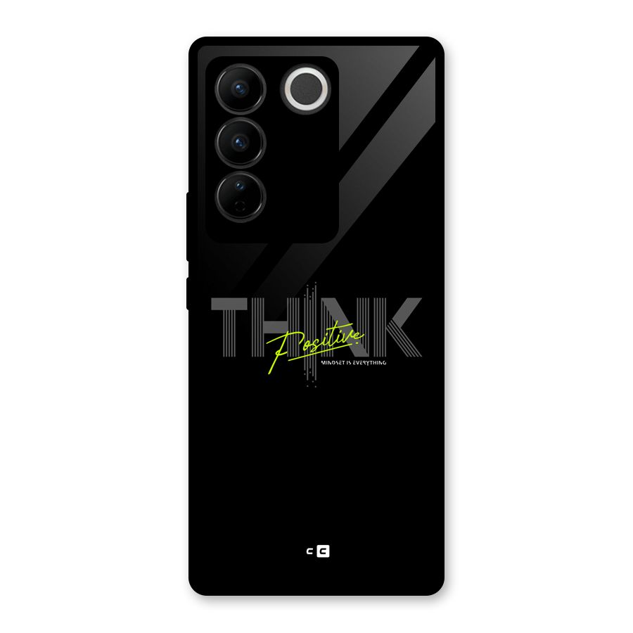 Think Positive Only Glass Back Case for Vivo V27