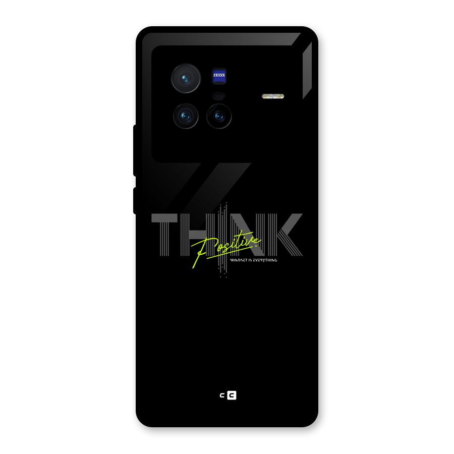 Think Positive Only Glass Back Case for Vivo X80