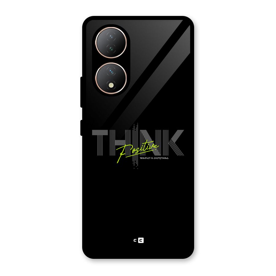Think Positive Only Glass Back Case for Vivo Y100A