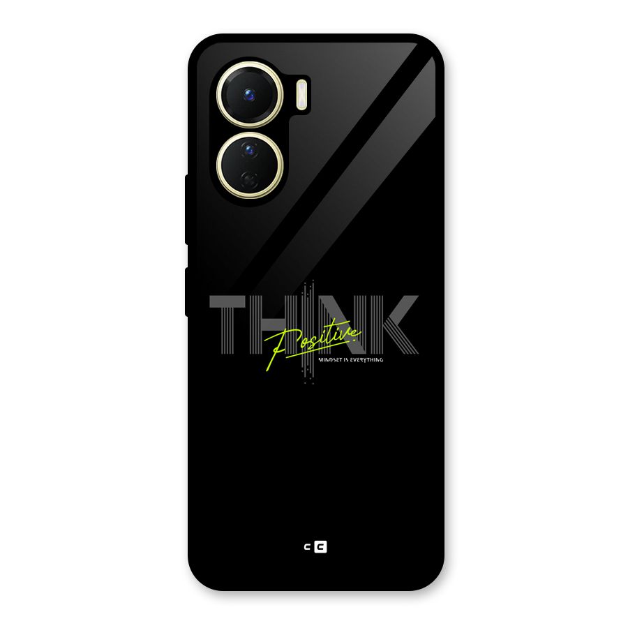 Think Positive Only Glass Back Case for Vivo Y16