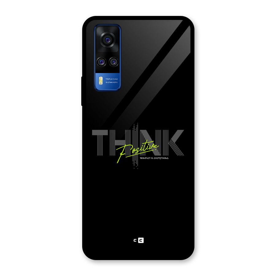 Think Positive Only Glass Back Case for Vivo Y31