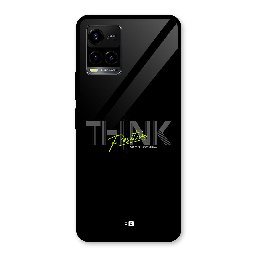Think Positive Only Glass Back Case for Vivo Y33s