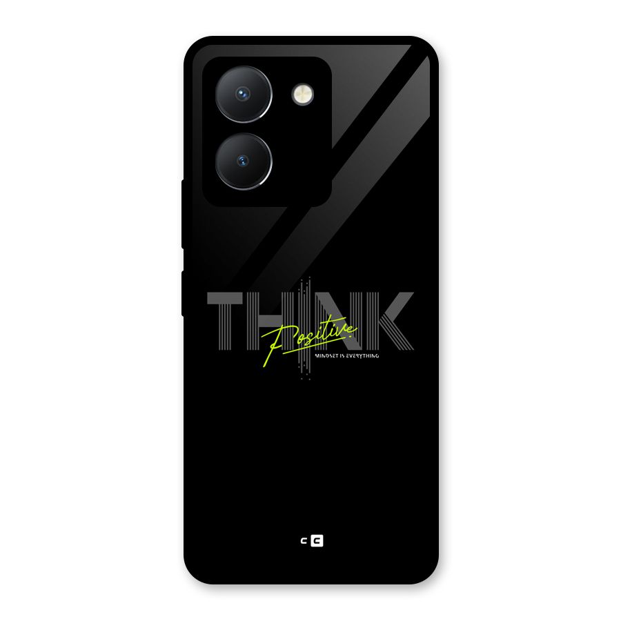 Think Positive Only Glass Back Case for Vivo Y36