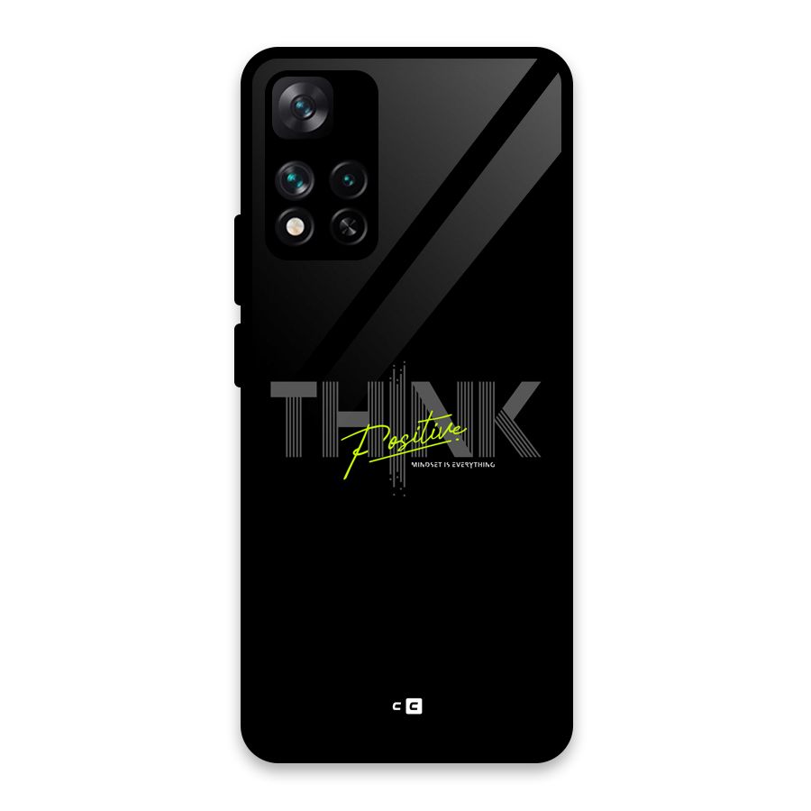 Think Positive Only Glass Back Case for Xiaomi 11i HyperCharge 5G