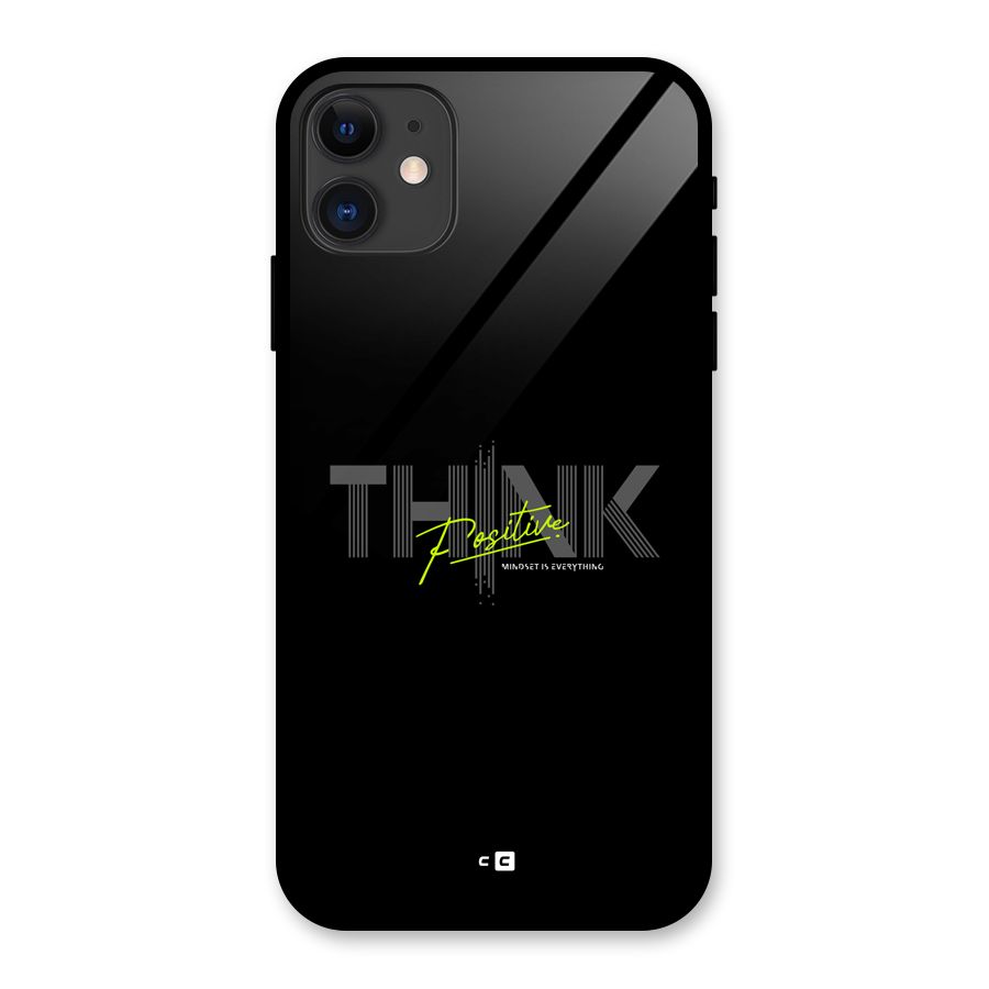 Think Positive Only Glass Back Case for iPhone 11