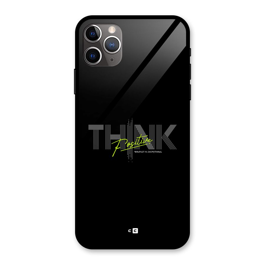 Think Positive Only Glass Back Case for iPhone 11 Pro Max