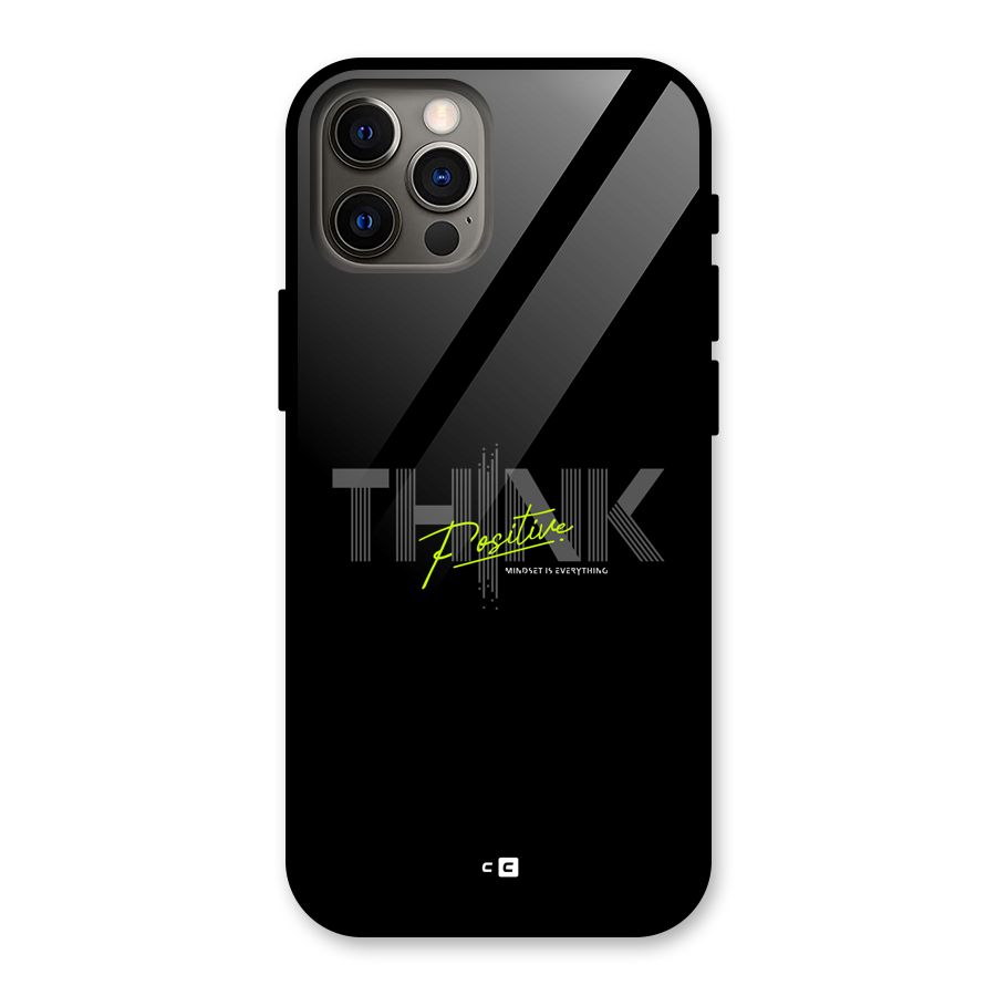 Think Positive Only Glass Back Case for iPhone 12 Pro