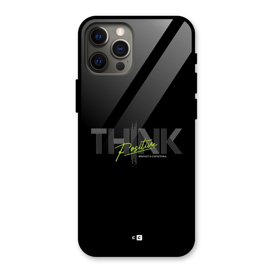 Think Positive Only Glass Back Case for iPhone 12 Pro Max