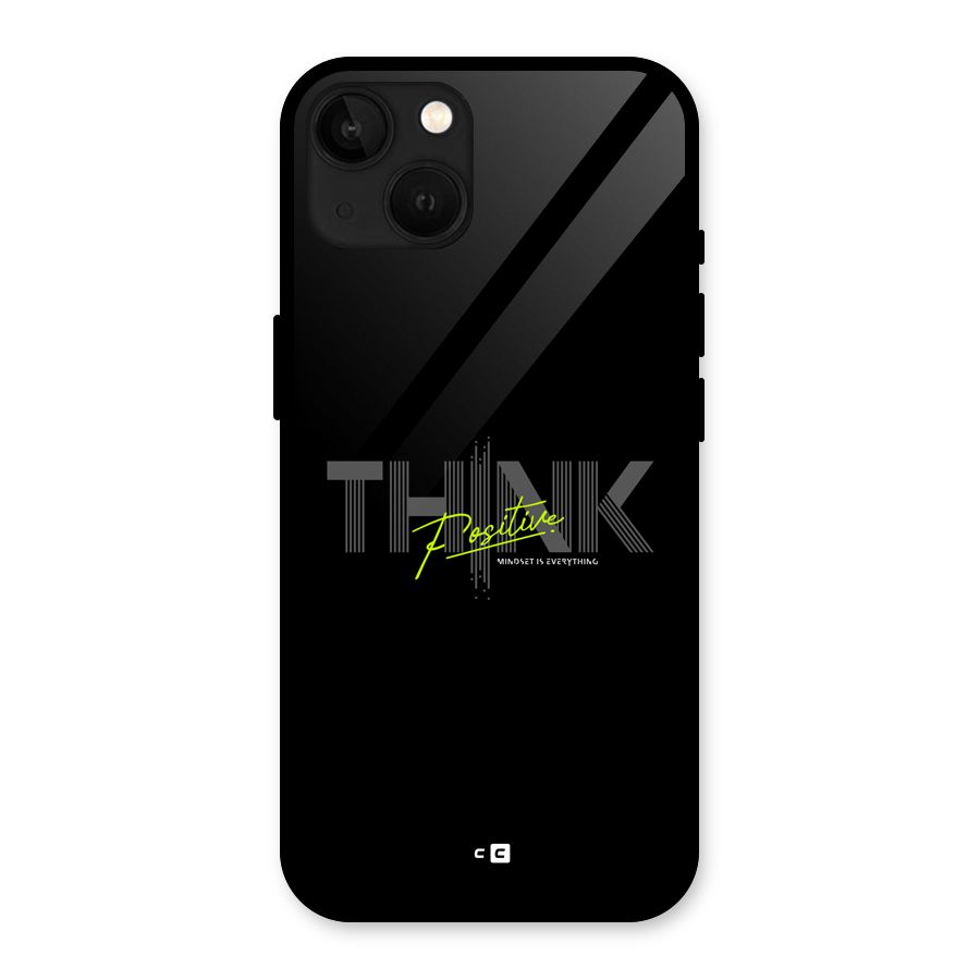 Think Positive Only Glass Back Case for iPhone 13