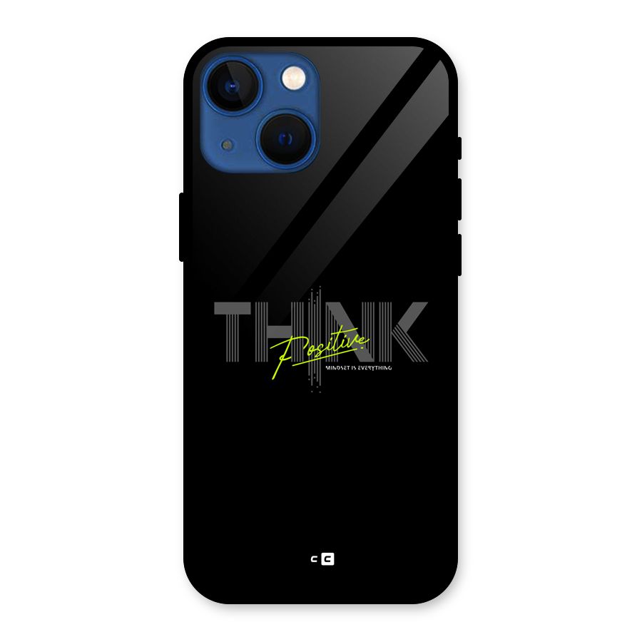 Think Positive Only Glass Back Case for iPhone 13 Mini