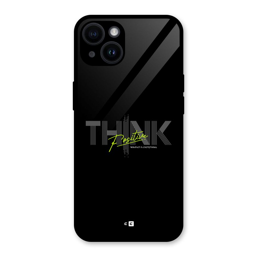 Think Positive Only Glass Back Case for iPhone 14