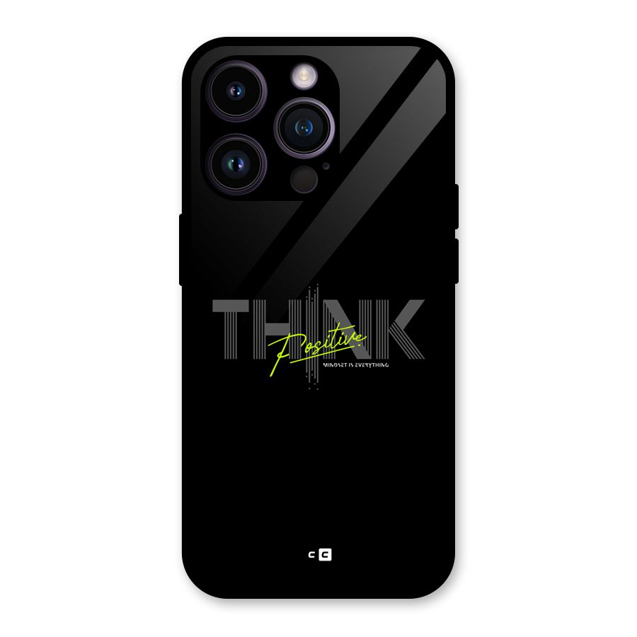 Think Positive Only Glass Back Case for iPhone 14 Pro