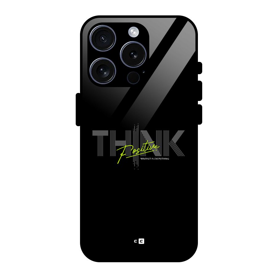 Think Positive Only Glass Back Case for iPhone 15 Pro