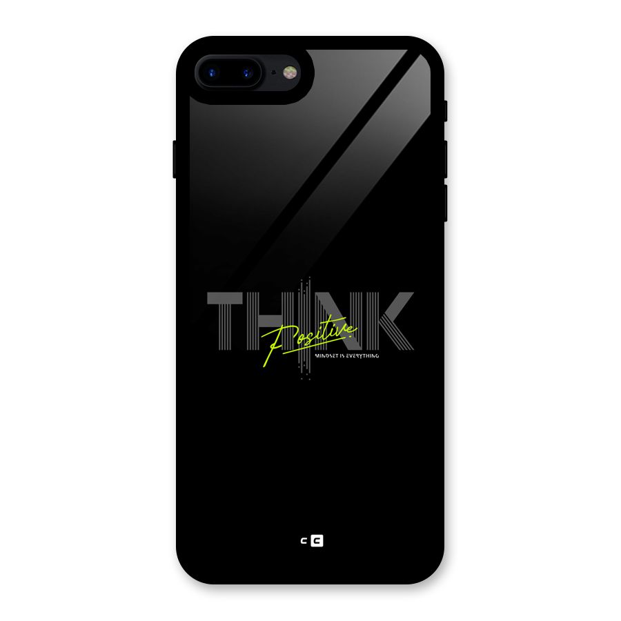 Think Positive Only Glass Back Case for iPhone 8 Plus