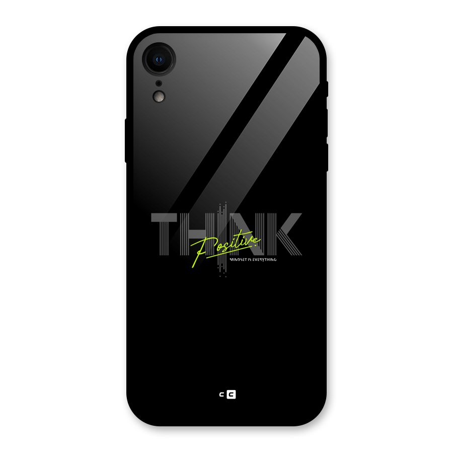 Think Positive Only Glass Back Case for iPhone XR
