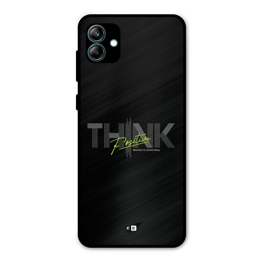 Think Positive Only Metal Back Case for Galaxy A04