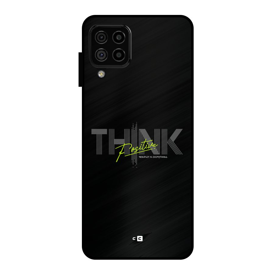 Think Positive Only Metal Back Case for Galaxy A22 4G