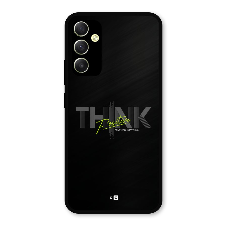 Think Positive Only Metal Back Case for Galaxy A34